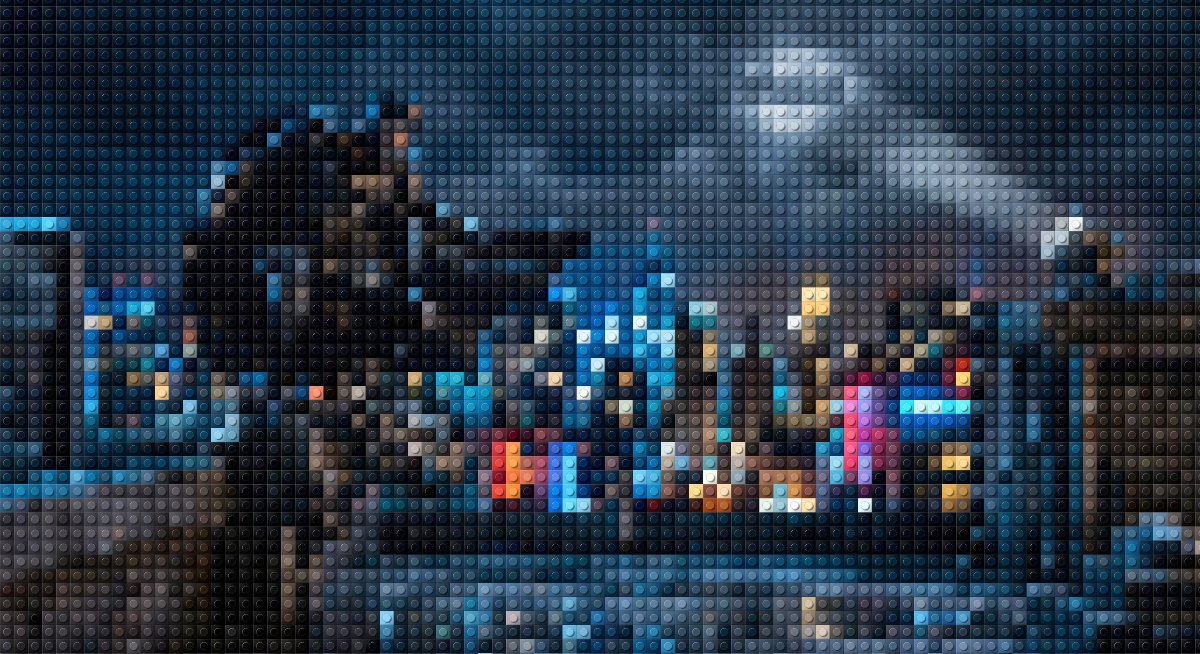 Brick Me toy-brick mosaic result