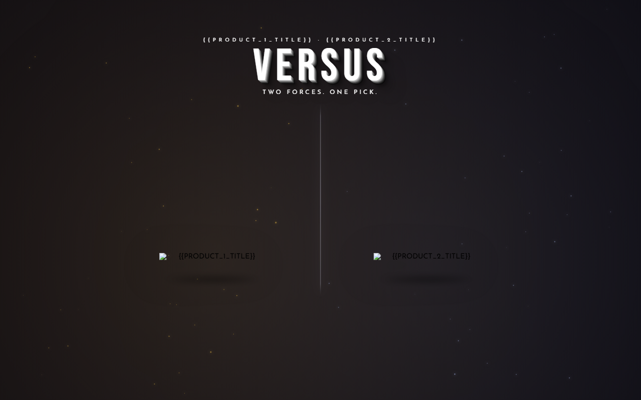 VOIDD Versus hero section